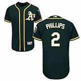 Oakland Athletics #2 Tony Phillips Green Flexbase Stitched Jersey DingZhi,baseball caps,new era cap wholesale,wholesale hats