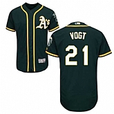 Oakland Athletics #21 Stephen Vogt Green Flexbase Stitched Jersey DingZhi,baseball caps,new era cap wholesale,wholesale hats