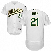 Oakland Athletics #21 Stephen Vogt White Flexbase Stitched Jersey DingZhi,baseball caps,new era cap wholesale,wholesale hats