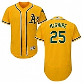 Oakland Athletics #25 Mark McGwire Yellow Flexbase Stitched Jersey DingZhi,baseball caps,new era cap wholesale,wholesale hats