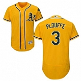 Oakland Athletics #3 Trevor Plouffe Yellow Flexbase Stitched Jersey DingZhi,baseball caps,new era cap wholesale,wholesale hats