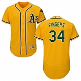 Oakland Athletics #34 Rollie Fingers Yellow Flexbase Stitched Jersey DingZhi,baseball caps,new era cap wholesale,wholesale hats