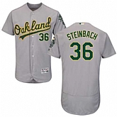 Oakland Athletics #36 Terry Steinbach Gray Flexbase Stitched Jersey DingZhi,baseball caps,new era cap wholesale,wholesale hats