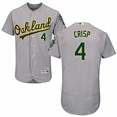 Oakland Athletics #4 Coco Crisp Gray Flexbase Stitched Jersey DingZhi,baseball caps,new era cap wholesale,wholesale hats