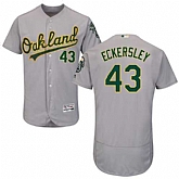 Oakland Athletics #43 Dennis Eckersley Gray Flexbase Stitched Jersey DingZhi,baseball caps,new era cap wholesale,wholesale hats