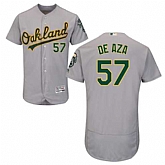 Oakland Athletics #57 Alejandro De Aza Gray Flexbase Stitched Jersey DingZhi,baseball caps,new era cap wholesale,wholesale hats