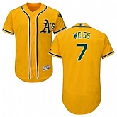 Oakland Athletics #7 Walt Weiss Yellow Flexbase Stitched Jersey DingZhi,baseball caps,new era cap wholesale,wholesale hats