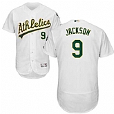 Oakland Athletics #9 Reggie Jackson White Flexbase Stitched Jersey DingZhi,baseball caps,new era cap wholesale,wholesale hats