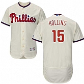Philadelphia Phillies #15 Dave Hollins Cream Flexbase Stitched Jersey DingZhi,baseball caps,new era cap wholesale,wholesale hats