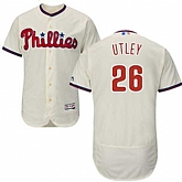 Philadelphia Phillies #26 Chase Utley Cream Flexbase Stitched Jersey DingZhi,baseball caps,new era cap wholesale,wholesale hats