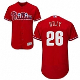 Philadelphia Phillies #26 Chase Utley Red Flexbase Stitched Jersey DingZhi,baseball caps,new era cap wholesale,wholesale hats
