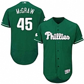 Philadelphia Phillies #45 Tug McGraw Green Celtic Flexbase Stitched Jersey DingZhi,baseball caps,new era cap wholesale,wholesale hats