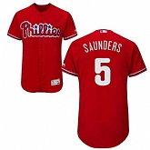 Philadelphia Phillies #5 Michael Saunders Red Flexbase Stitched Jersey DingZhi,baseball caps,new era cap wholesale,wholesale hats