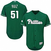 Philadelphia Phillies #51 Carlos Ruiz Green Celtic Flexbase Stitched Jersey DingZhi,baseball caps,new era cap wholesale,wholesale hats