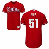 Philadelphia Phillies #51 Carlos Ruiz Red Flexbase Stitched Jersey DingZhi,baseball caps,new era cap wholesale,wholesale hats