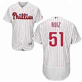 Philadelphia Phillies #51 Carlos Ruiz White Flexbase Stitched Jersey DingZhi,baseball caps,new era cap wholesale,wholesale hats