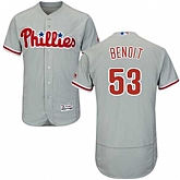 Philadelphia Phillies #53 Joaquin Benoit Gray Flexbase Stitched Jersey DingZhi,baseball caps,new era cap wholesale,wholesale hats