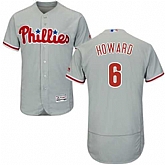 Philadelphia Phillies #6 Ryan Howard Gray Flexbase Stitched Jersey DingZhi,baseball caps,new era cap wholesale,wholesale hats