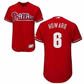Philadelphia Phillies #6 Ryan Howard Red Flexbase Stitched Jersey DingZhi,baseball caps,new era cap wholesale,wholesale hats