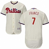 Philadelphia Phillies #7 Maikel Franco Cream Flexbase Stitched Jersey DingZhi,baseball caps,new era cap wholesale,wholesale hats