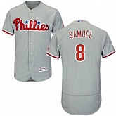 Philadelphia Phillies #8 Juan Samuel Gray Flexbase Stitched Jersey DingZhi,baseball caps,new era cap wholesale,wholesale hats