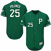 Pittsburgh Pirates #25 Gregory Polanco Green Celtic Flexbase Stitched Jersey DingZhi,baseball caps,new era cap wholesale,wholesale hats