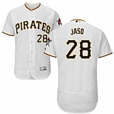 Pittsburgh Pirates #28 John Jaso White Flexbase Stitched Jersey DingZhi,baseball caps,new era cap wholesale,wholesale hats