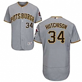 Pittsburgh Pirates #34 Drew Hutchison Gray Flexbase Stitched Jersey DingZhi,baseball caps,new era cap wholesale,wholesale hats