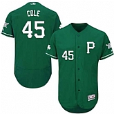 Pittsburgh Pirates #45 Gerrit Cole Green Celtic Flexbase Stitched Jersey DingZhi,baseball caps,new era cap wholesale,wholesale hats