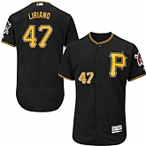 Pittsburgh Pirates #47 Francisco Liriano Black Flexbase Stitched Jersey DingZhi,baseball caps,new era cap wholesale,wholesale hats