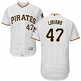 Pittsburgh Pirates #47 Francisco Liriano White Flexbase Stitched Jersey DingZhi,baseball caps,new era cap wholesale,wholesale hats
