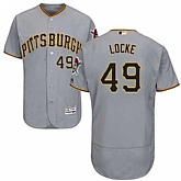 Pittsburgh Pirates #49 Jeff Locke Gray Flexbase Stitched Jersey DingZhi,baseball caps,new era cap wholesale,wholesale hats