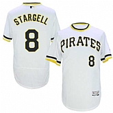 Pittsburgh Pirates #8 Willie Stargell White Cooperstown Collection Flexbase Stitched Jersey DingZhi,baseball caps,new era cap wholesale,wholesale hats