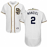 San Diego Padres #2 Johnny Manziel White Flexbase Stitched Jersey DingZhi,baseball caps,new era cap wholesale,wholesale hats