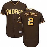 San Diego Padres #2 Luis Sardinas Brown Flexbase Stitched Jersey DingZhi,baseball caps,new era cap wholesale,wholesale hats