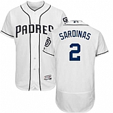San Diego Padres #2 Luis Sardinas White Flexbase Stitched Jersey DingZhi,baseball caps,new era cap wholesale,wholesale hats