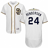 San Diego Padres #24 Rickey Henderson White Flexbase Stitched Jersey DingZhi,baseball caps,new era cap wholesale,wholesale hats