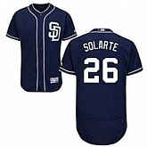 San Diego Padres #26 Yangervis Solarte Navy Flexbase Stitched Jersey DingZhi,baseball caps,new era cap wholesale,wholesale hats