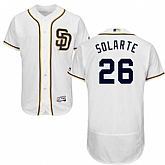 San Diego Padres #26 Yangervis Solarte White Flexbase Stitched Jersey DingZhi,baseball caps,new era cap wholesale,wholesale hats