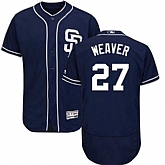 San Diego Padres #27 Jered Weaver Navy Flexbase Stitched Jersey DingZhi,baseball caps,new era cap wholesale,wholesale hats