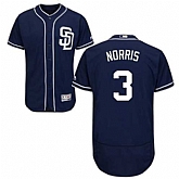 San Diego Padres #3 Derek Norris Navy Flexbase Stitched Jersey DingZhi,baseball caps,new era cap wholesale,wholesale hats