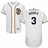 San Diego Padres #3 Derek Norris White Flexbase Stitched Jersey DingZhi,baseball caps,new era cap wholesale,wholesale hats