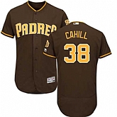 San Diego Padres #38 Trevor Cahill Brown Flexbase Stitched Jersey DingZhi,baseball caps,new era cap wholesale,wholesale hats