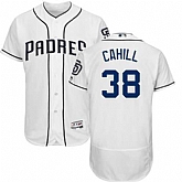 San Diego Padres #38 Trevor Cahill White Flexbase Stitched Jersey DingZhi,baseball caps,new era cap wholesale,wholesale hats