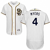 San Diego Padres #4 Wil Myers White Flexbase Stitched Jersey DingZhi,baseball caps,new era cap wholesale,wholesale hats