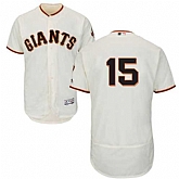 San Francisco Giants #15 Bruce Bochy Cream Flexbase Stitched Jersey DingZhi,baseball caps,new era cap wholesale,wholesale hats