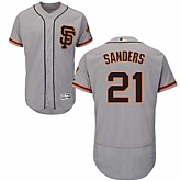 San Francisco Giants #21 Deion Sanders Gray Road 2 Flexbase Stitched Jersey DingZhi,baseball caps,new era cap wholesale,wholesale hats