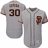 San Francisco Giants #30 Orlando Cepeda Gray Road 2 Flexbase Stitched Jersey DingZhi,baseball caps,new era cap wholesale,wholesale hats