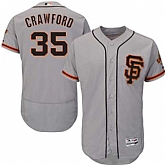 San Francisco Giants #35 Brandon Crawford Gray Road 2 Flexbase Stitched Jersey DingZhi,baseball caps,new era cap wholesale,wholesale hats