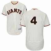 San Francisco Giants #4 Mel Ott Cream Flexbase Stitched Jersey DingZhi,baseball caps,new era cap wholesale,wholesale hats